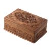Traditional Rose Carving Handcrafted Kashmiri Jewellery Box