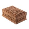 Kashmiri Chinar And Birds Walnut Wood Jewellery Box