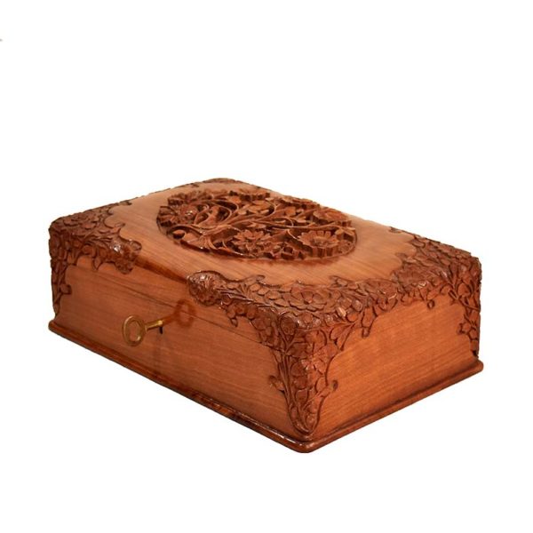 thekaycraft-walnut-wood-carving-jewellery-box-sc-raised-rose-bird-1